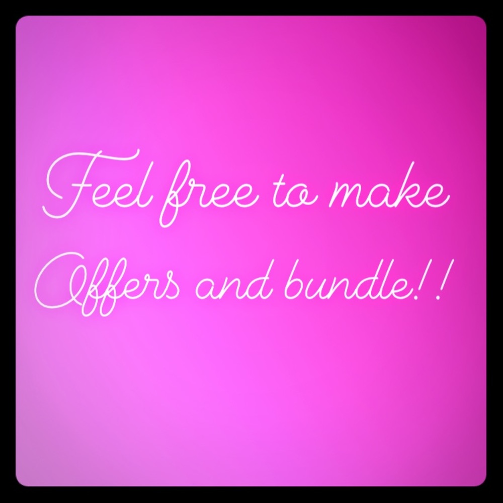 Offers are very welcome💕